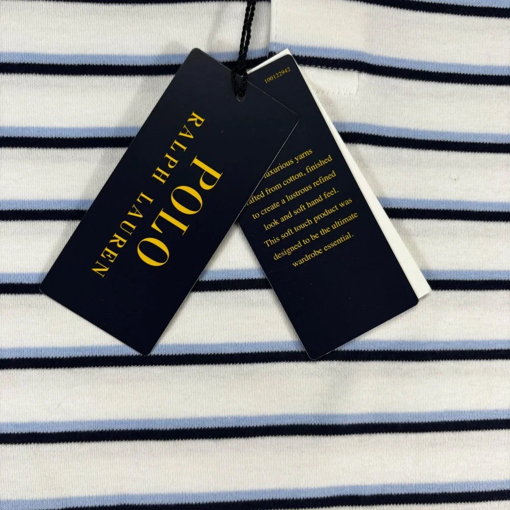 NEW Polo Ralph Lauren Polo Shirt Mens 5XB Striped Short Sleeve Big & Tall